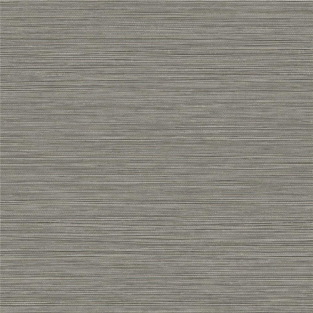 Seabrook Designs BV30100 Texture Gallery Grasslands Wallpaper in Charcoal