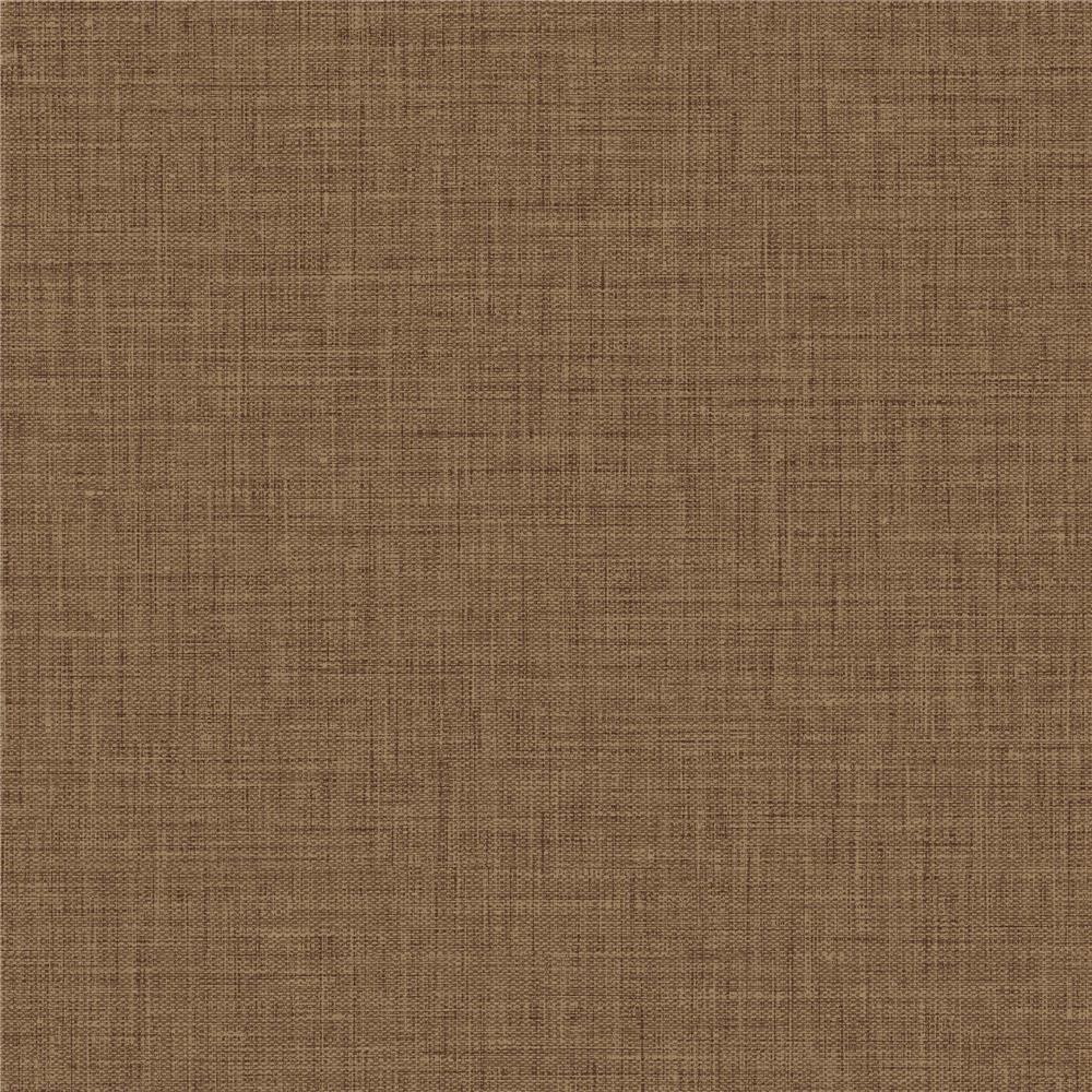 Seabrook Designs BV30206 Texture Gallery Easy Linen Wallpaper in Copper