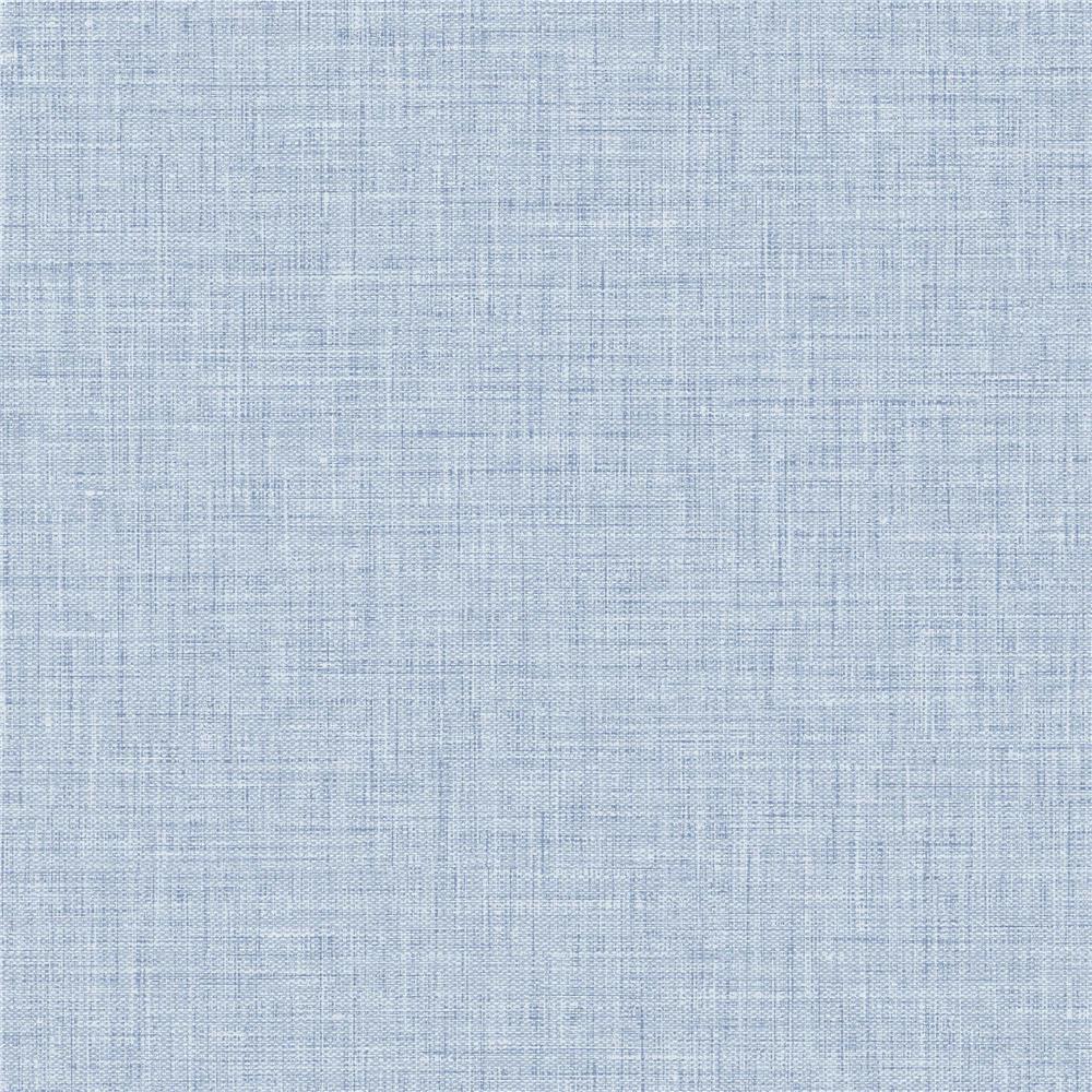 Seabrook Designs BV30212 Texture Gallery Easy Linen Wallpaper in Sky Blue