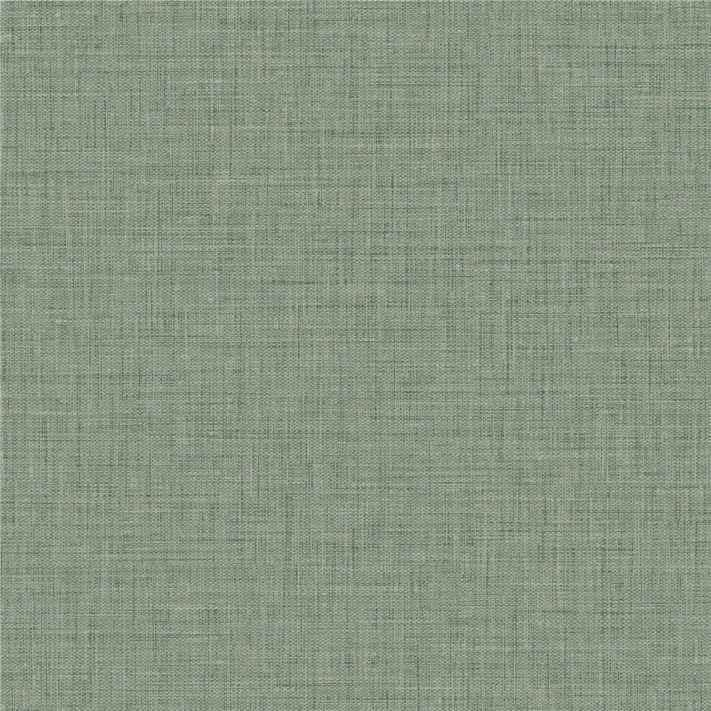 Seabrook Designs BV30214 Texture Gallery Easy Linen Wallpaper in Robins Egg