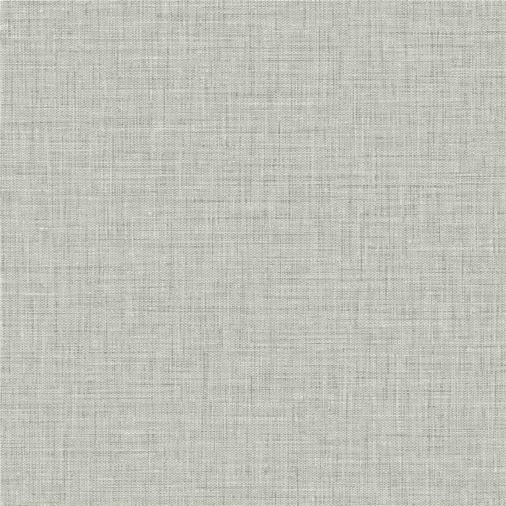 Seabrook Designs BV30218 Texture Gallery Easy Linen Wallpaper in Fog Gray
