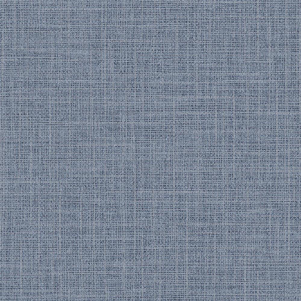 Seabrook Designs BV30312 Texture Gallery Woven Raffia Wallpaper in Carolina Blue 