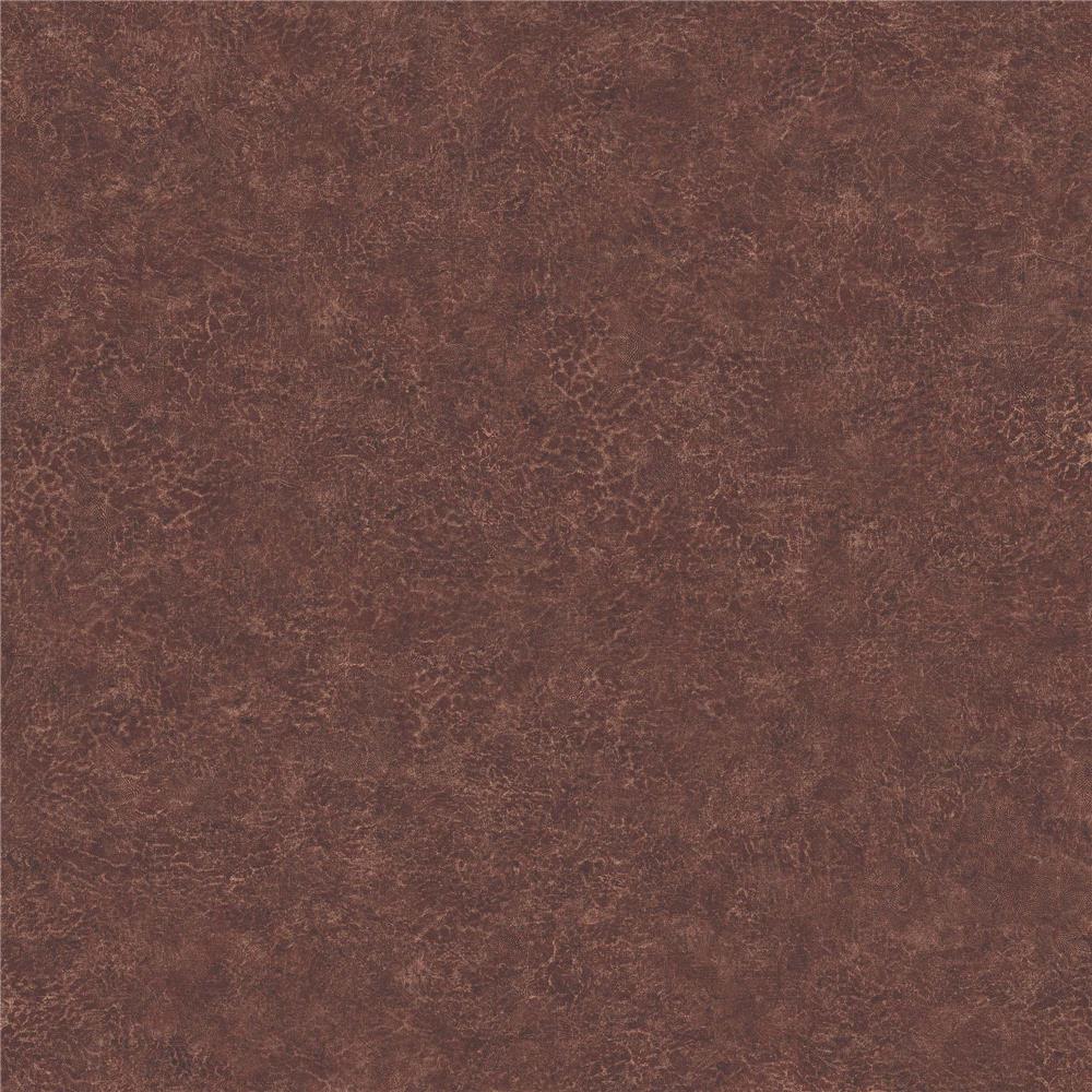 Seabrook Designs BV30601 Texture Gallery Roma Leather Wallpaper in Rawhide