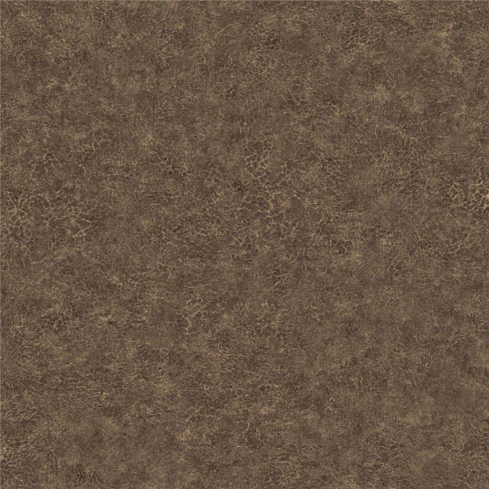 Seabrook Designs BV30626 Texture Gallery Roma Leather Wallpaper in Mahogany