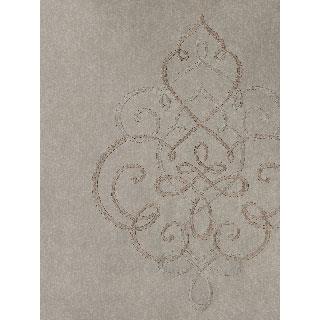 Seabrook CB30007 C ROBINSON-CARL ROBINSON 3 SPECIALTY Camomile Embroidery Wallpaper in Neutrals
