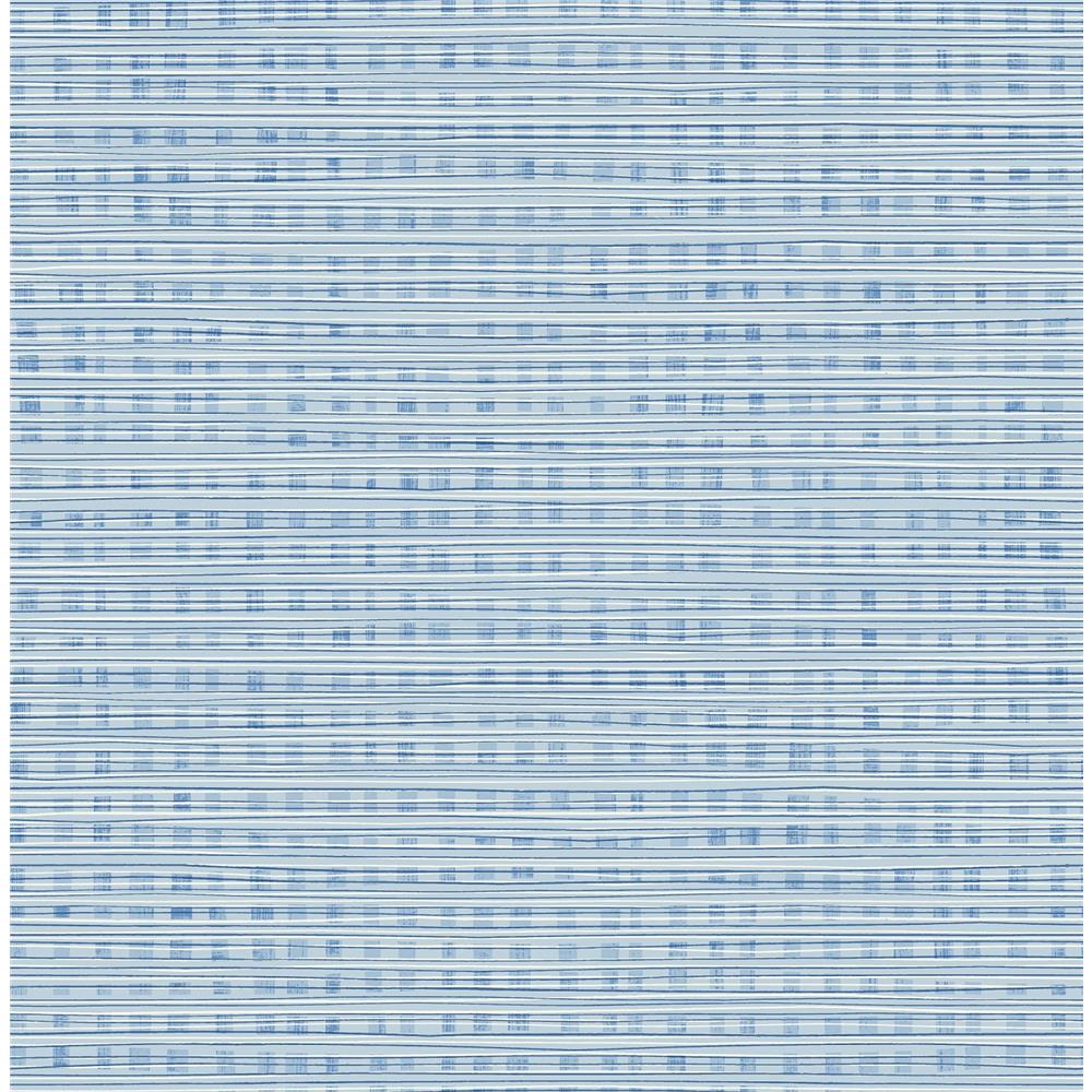 Seabrook Designs DA61302 Day Dreamers Weave Wallpaper in Sky Blue