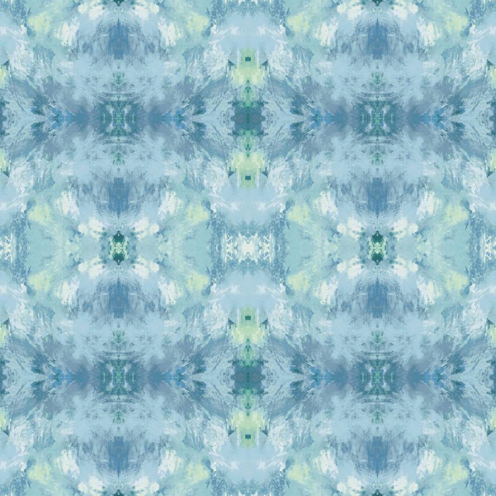 Seabrook Wallpaper DBW1000 Kaleidoscope Wallpaper in Blue