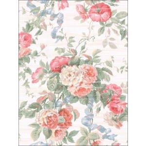 Seabrook Designs DC50111 DELANCEY Wallpaper in Pink and Blue