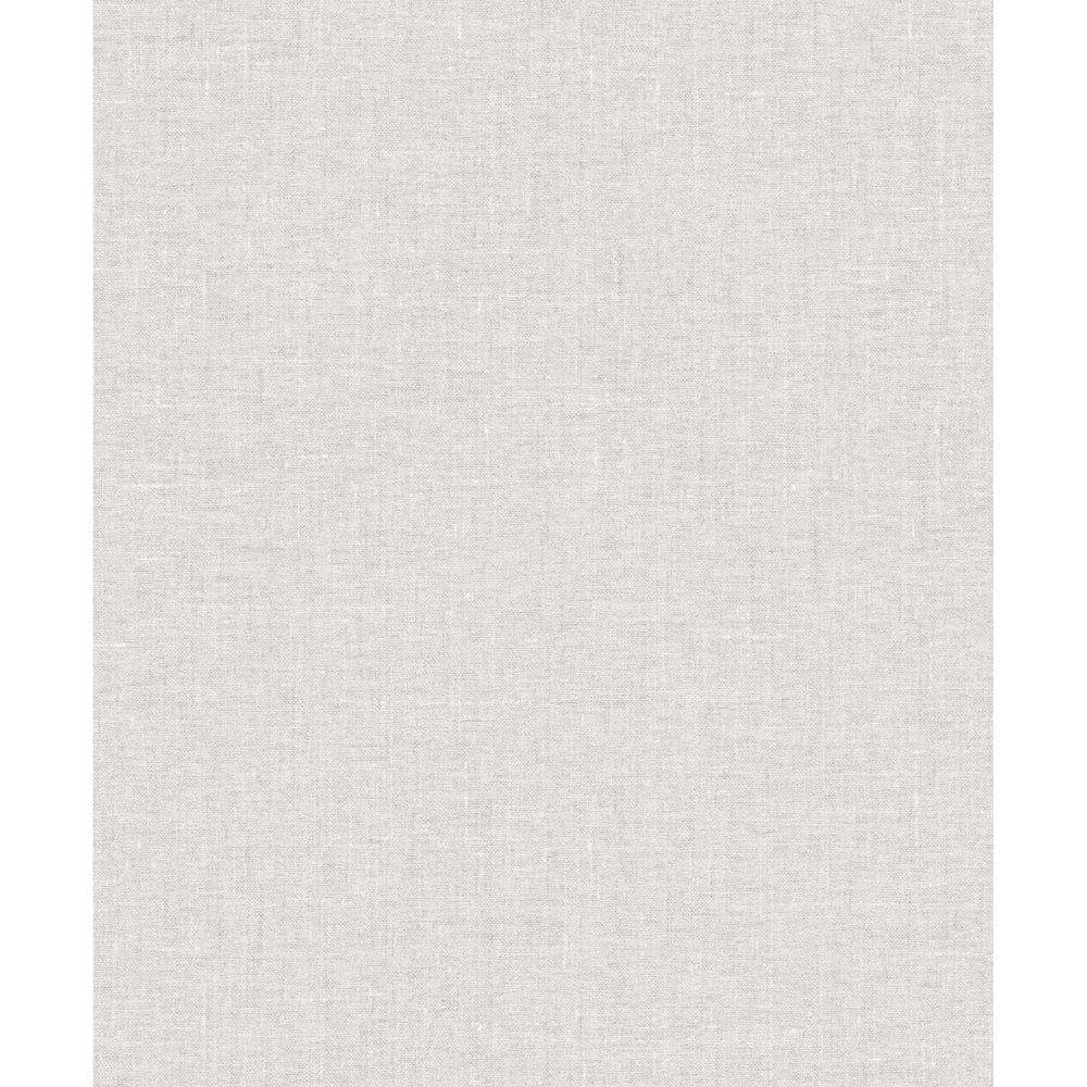 Seabrook Wallpaper EW10108 Abington Faux Linen Wallpaper in Modern Grey