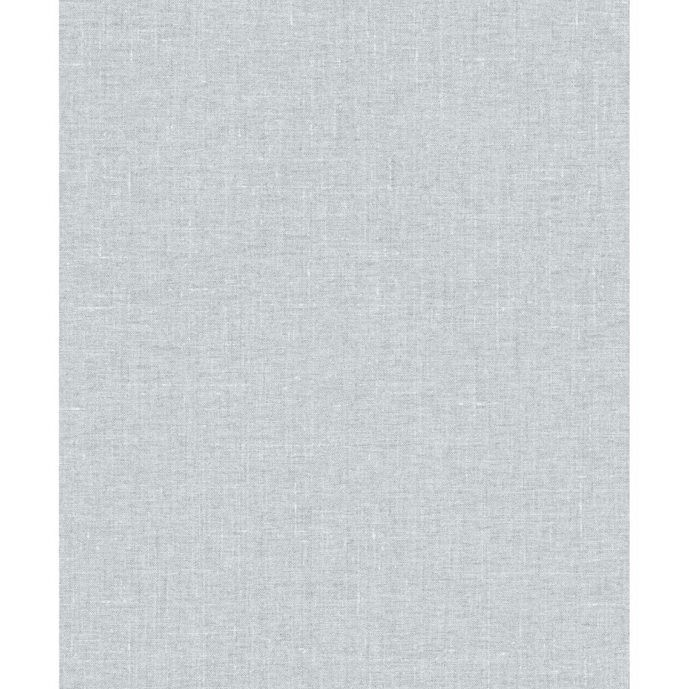 Seabrook Wallpaper EW10128 Abington Faux Linen Wallpaper in Grey Dove