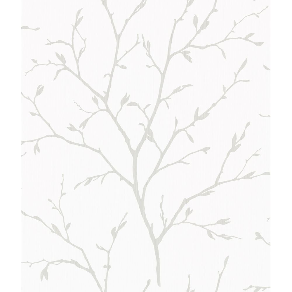 Seabrook Wallpaper EW11808 Branching Out Wallpaper in Winter Grey