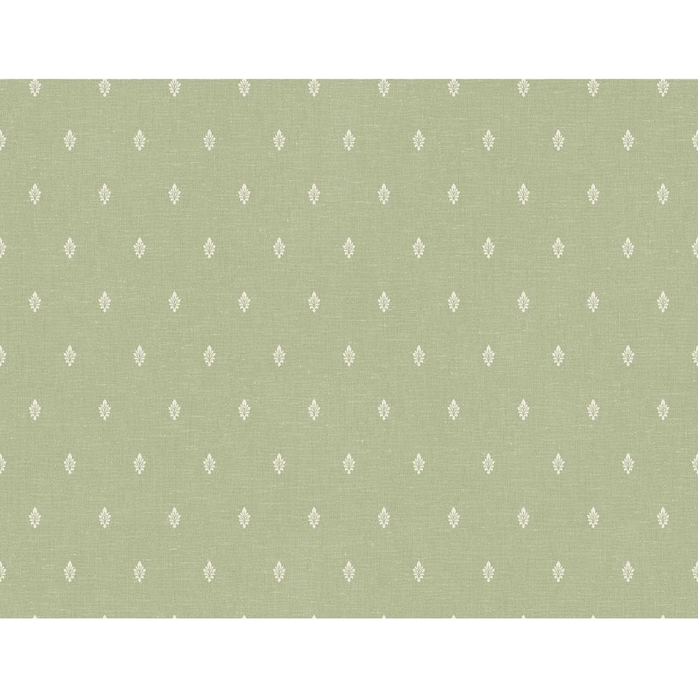 Seabrook Wallpaper FC60604 Petite Feuille Sprig Wallpaper in Pomme