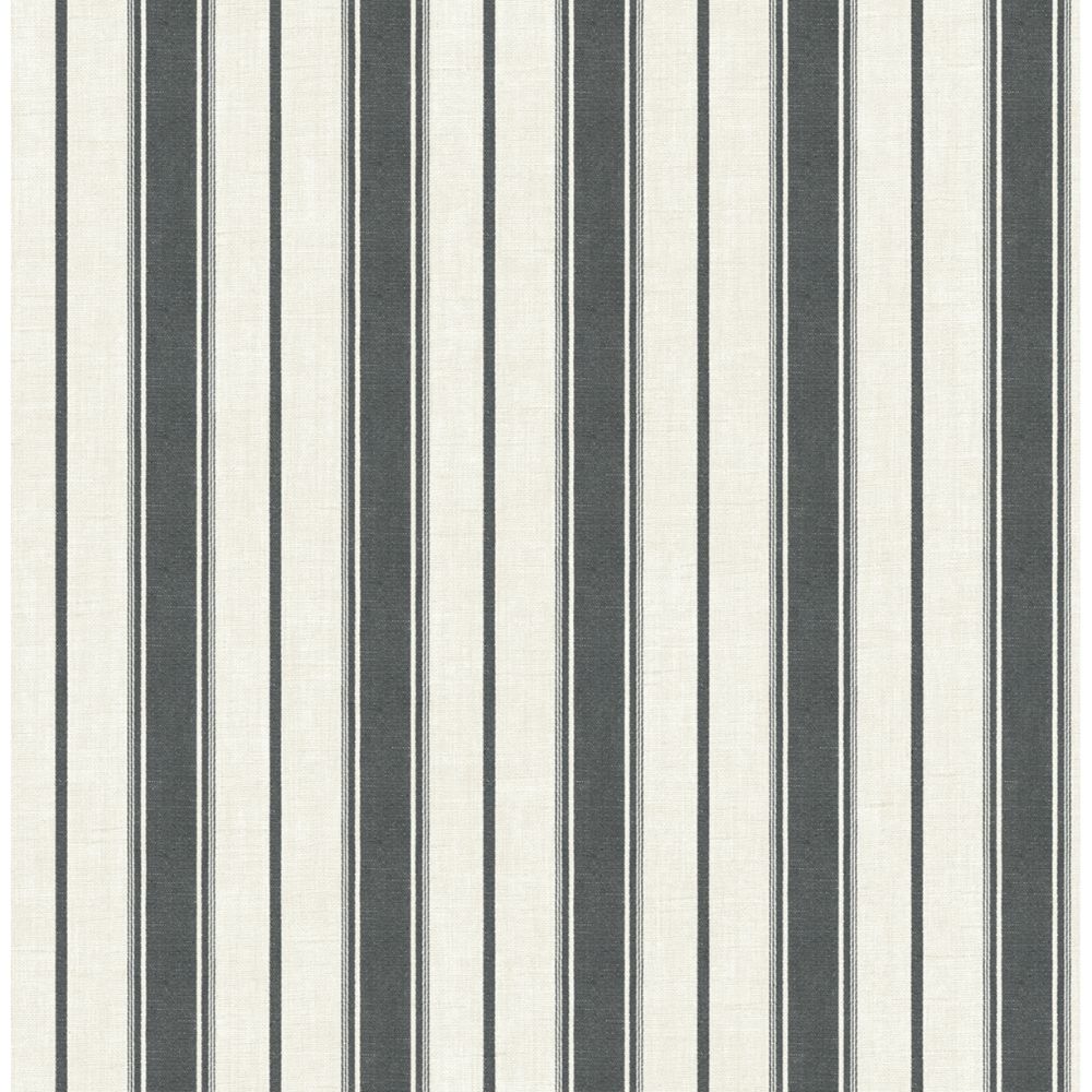 Seabrook Wallpaper FC61500 Eliott Linen Stripe Wallpaper in Poppy Seed