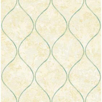Seabrook Wallpaper FI70503 French Impressionist Ogee Wallapper