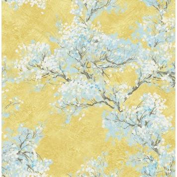 Seabrook Wallpaper FI71103 French Impressionist Cherry Blossoms Wallapper