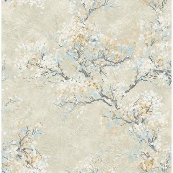 Seabrook Wallpaper FI71105 French Impressionist Cherry Blossoms Wallapper