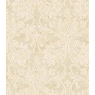 Seabrook Designs FR61003 AFFRESCO Wallpaper in Off White