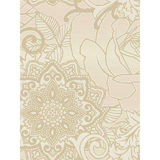 Seabrook GA30001 COLLINS & CO.-GATSBY Floral Medallion Wallpaper