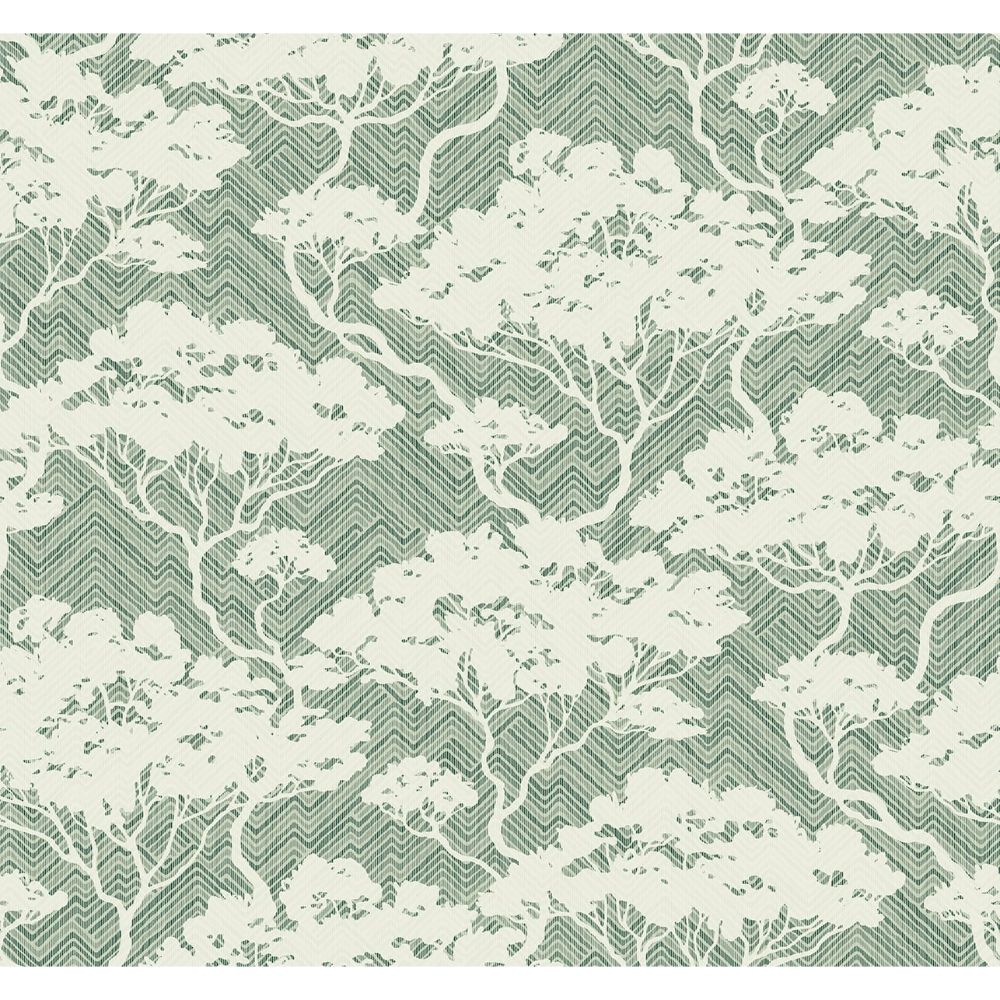 Seabrook Wallpaper JP11704 Nara Stringcloth Wallpaper in Sage
