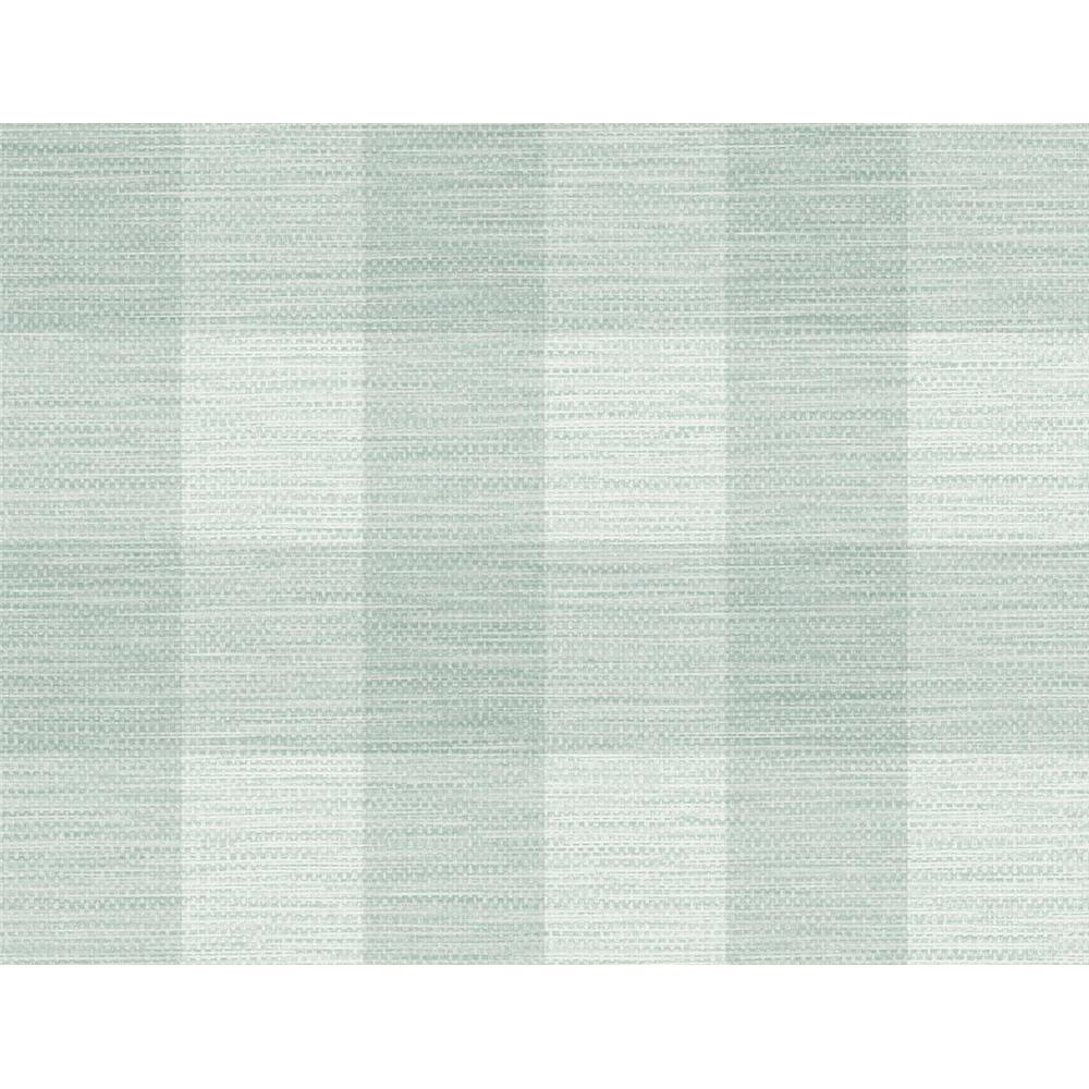 Seabrook Wallpaper LN10804 Rugby Gingham Wallpaper in Sea Glass