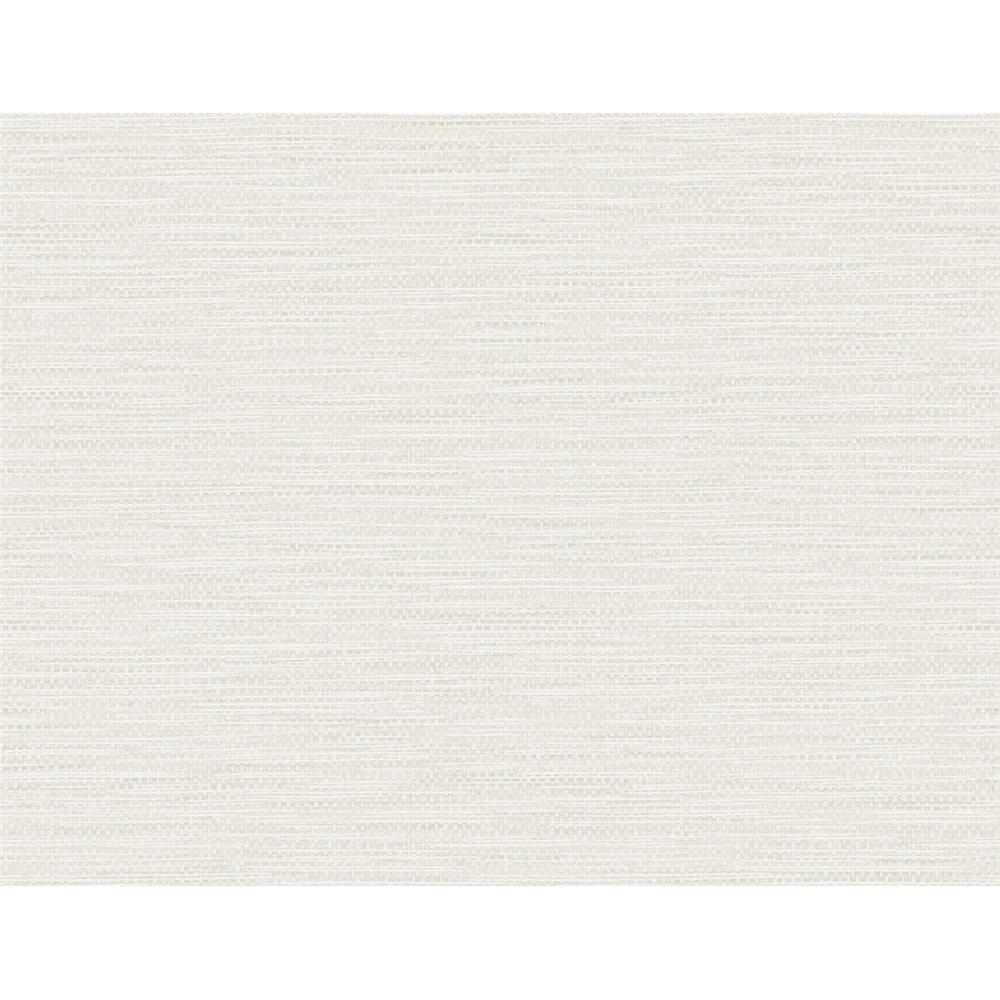 Seabrook Wallpaper LN10900 Faux Linen Weave Wallpaper in Winter Fog