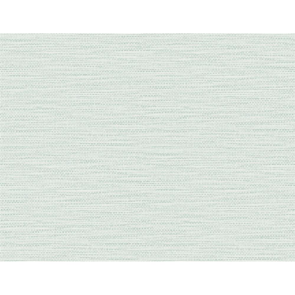 Seabrook Wallpaper LN10904 Faux Linen Weave Wallpaper in Sea Glass
