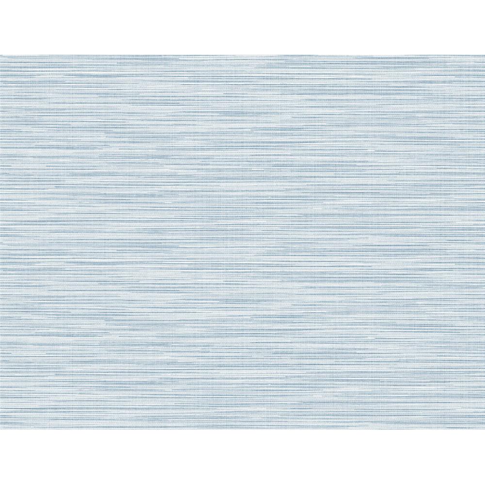 Seabrook Wallpaper LN11312 Reef Stringcloth Wallpaper in Blue Frost