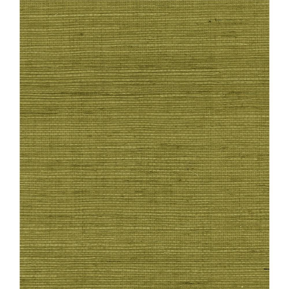 Seabrook Wallpaper LN11804 Sisal Grasscloth Wallpaper in Olive