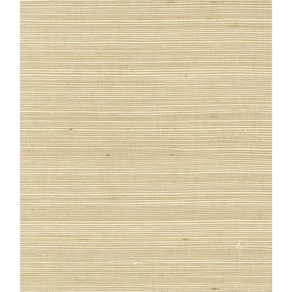 Seabrook Wallpaper LN11813 Sisal Grasscloth Wallpaper in Crème Brule