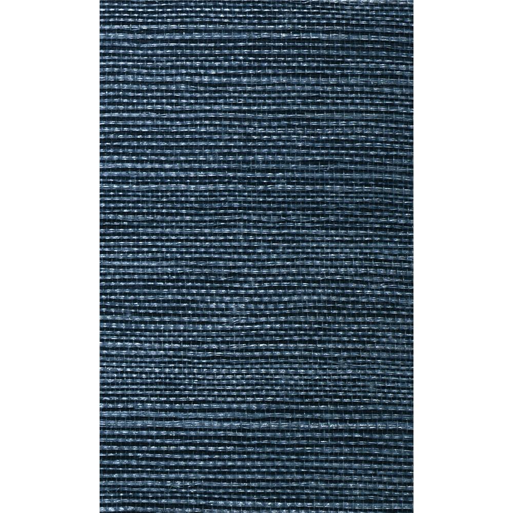 Seabrook Wallpaper LN11832 Sisal Grasscloth Wallpaper in Deep Sea