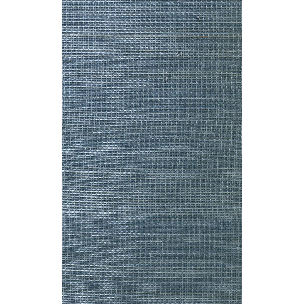 Seabrook Wallpaper LN11842 Abaca Grasscloth Wallpaper in Bluestone