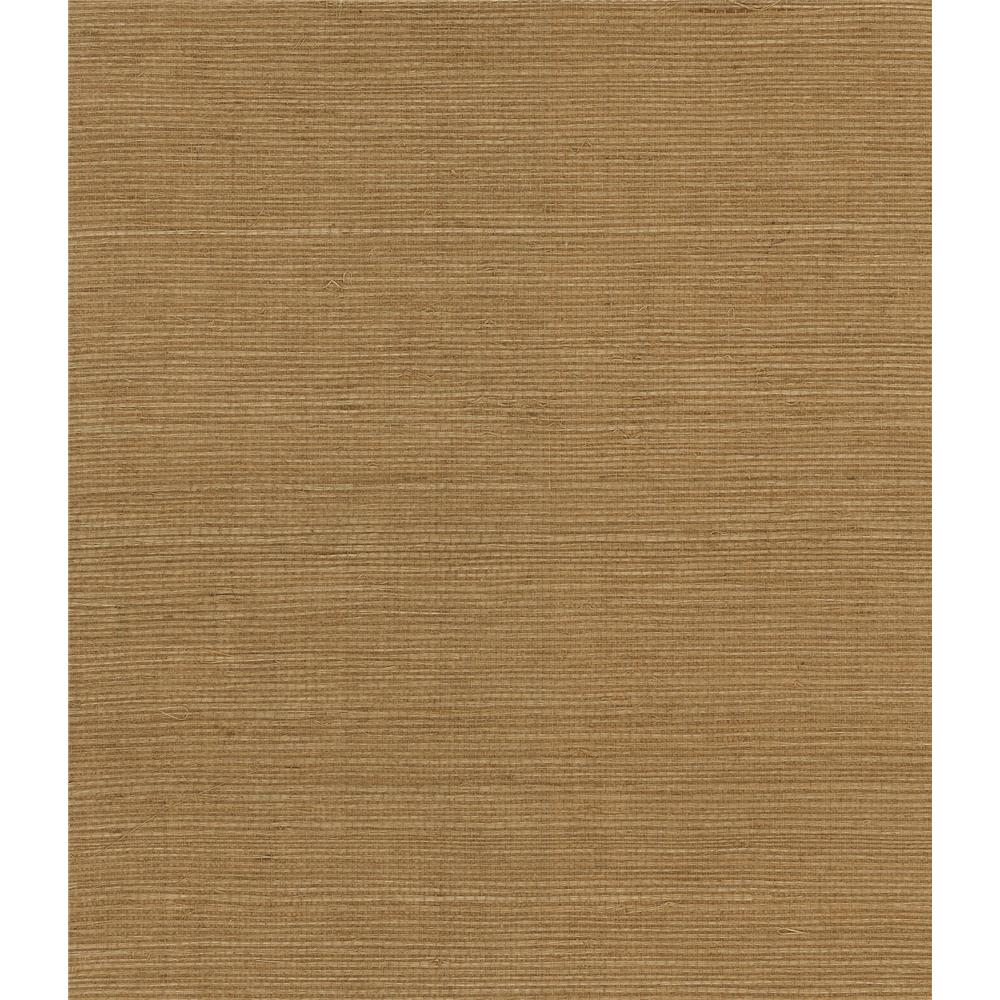 Seabrook Wallpaper LN11846 Sisal Grasscloth Wallpaper in Golden Walnut