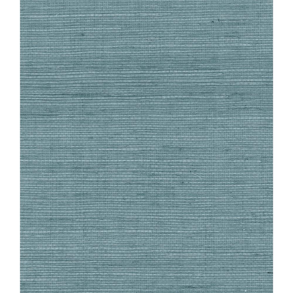 Seabrook Wallpaper LN11852 Sisal Grasscloth Wallpaper in Blue Skies