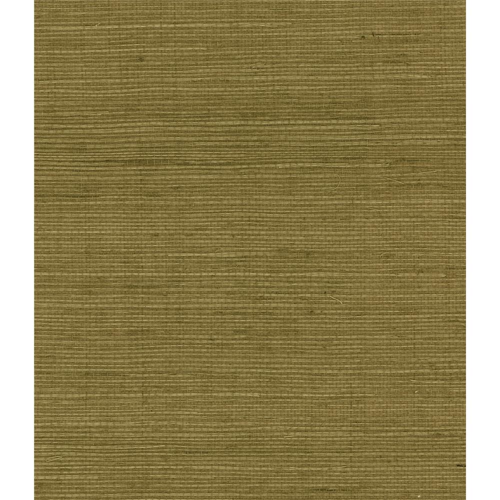 Seabrook Wallpaper LN11854 Sisal Grasscloth Wallpaper in Tosca Pear