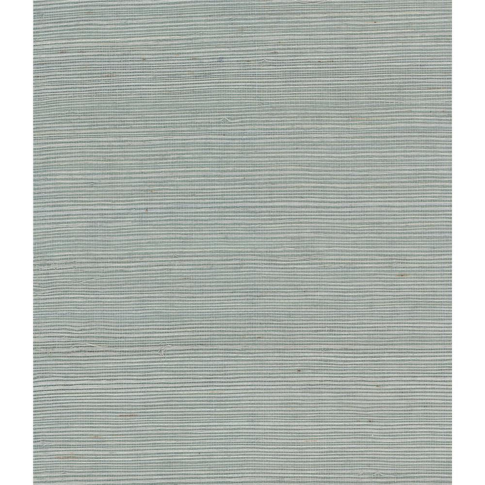 Seabrook Wallpaper LN11862 Sisal Grasscloth Wallpaper in Powder Blue