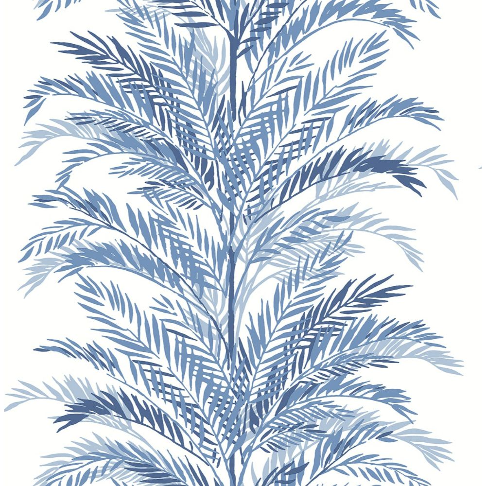 Seabrook Wallpaper LN30102 Keana Palm Wallpaper in Coastal Blue