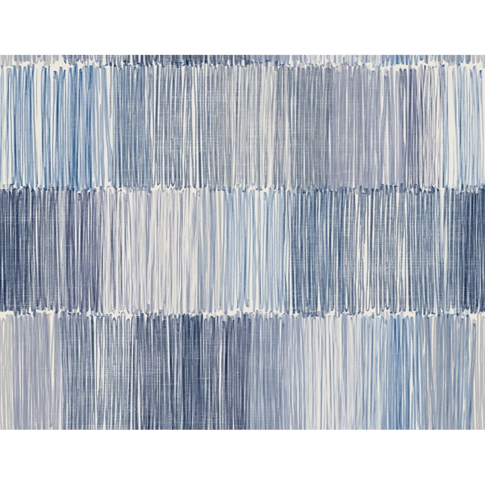 Seabrook Wallpaper LN40302 Arielle Abstract Stripe Wallpaper in Oceanic