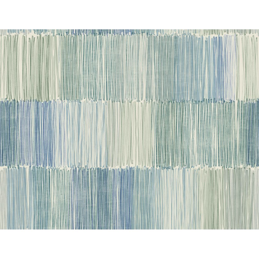 Seabrook Wallpaper LN40304 Arielle Abstract Stripe Wallpaper in Lakeside