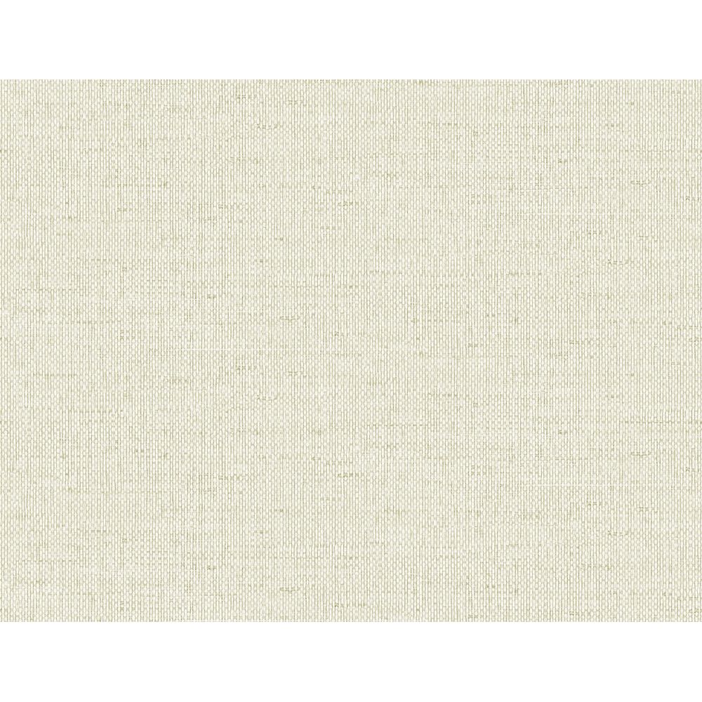 Seabrook Wallpaper LN41305 Kaya Faux Paperweave Wallpaper in Cream