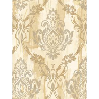 Seabrook Designs LW40003 LIVING WITH ART Wallpaper in Brown