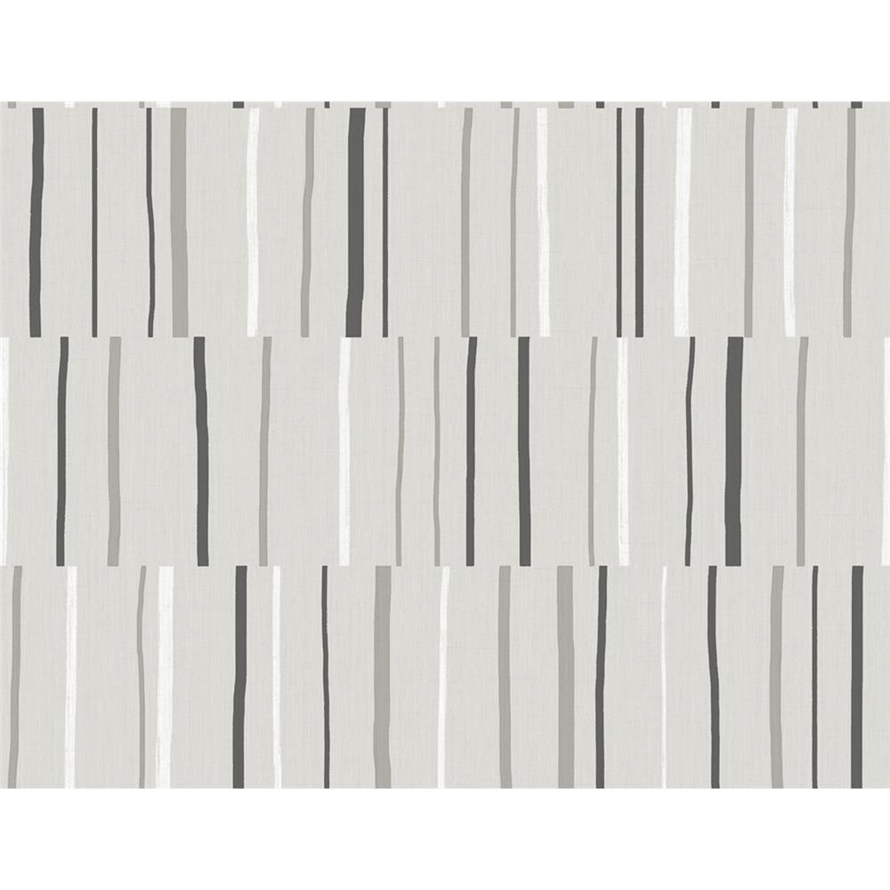 Seabrook Designs LW51200 Living with Art Block Lines Wallpaper in Warm Stone