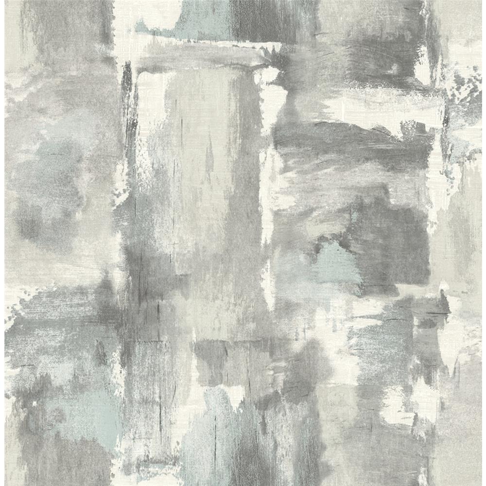 Seabrook Designs LW51308 Living with Art Dry Brush Faux Wallpaper in Snowy Mountain
