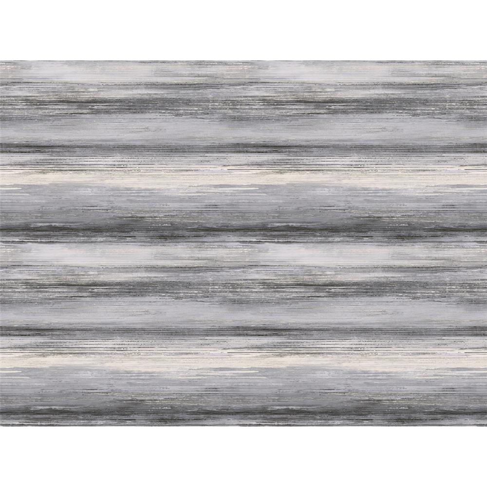 Seabrook Designs LW52000F Living with Art Sunset Stripes Fabric in Mercury and Sand Dollar