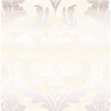 Seabrook MT80210 SEABROOK DESIGNS-MONTAGE CATAMOUNT Wallpaper in Gray/ Metallic Silver/ Off White