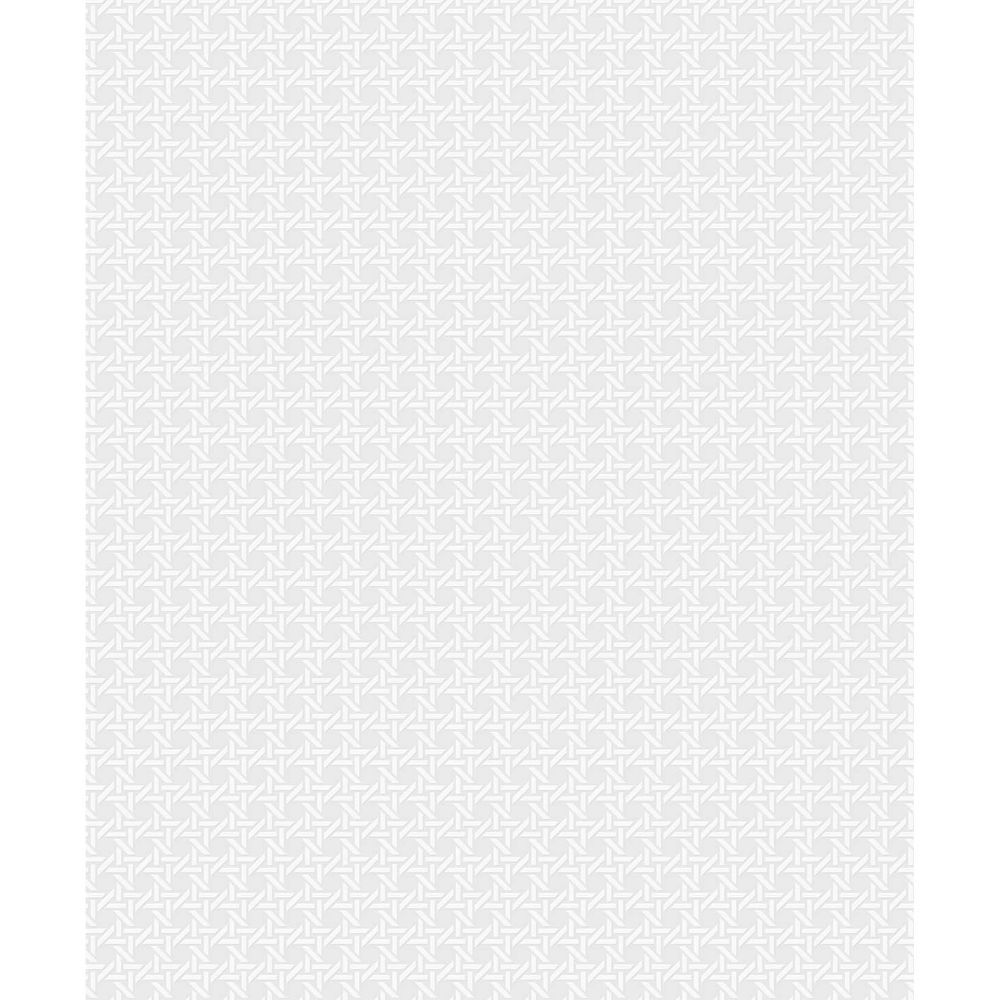 Seabrook Wallpaper PW20700 Wicker Wallpaper in White