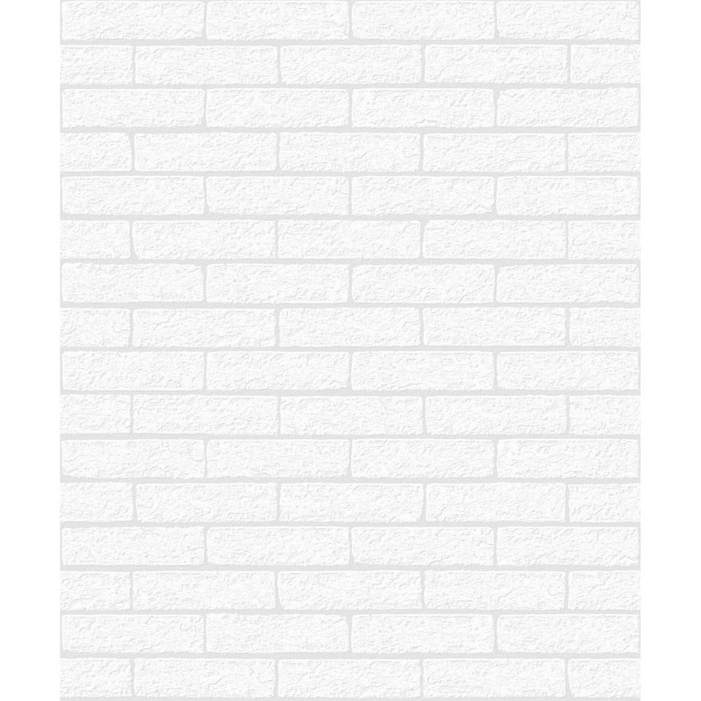 Seabrook Wallpaper PW20800 Limestone Brick Wallpaper in White