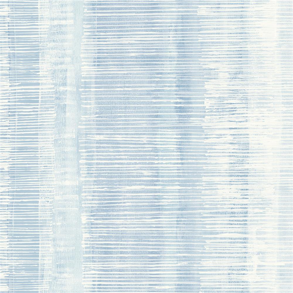 Seabrook Designs RY31002 Boho Rhapsody Tikki Natural Ombre Wallpaper in Blue Oasis