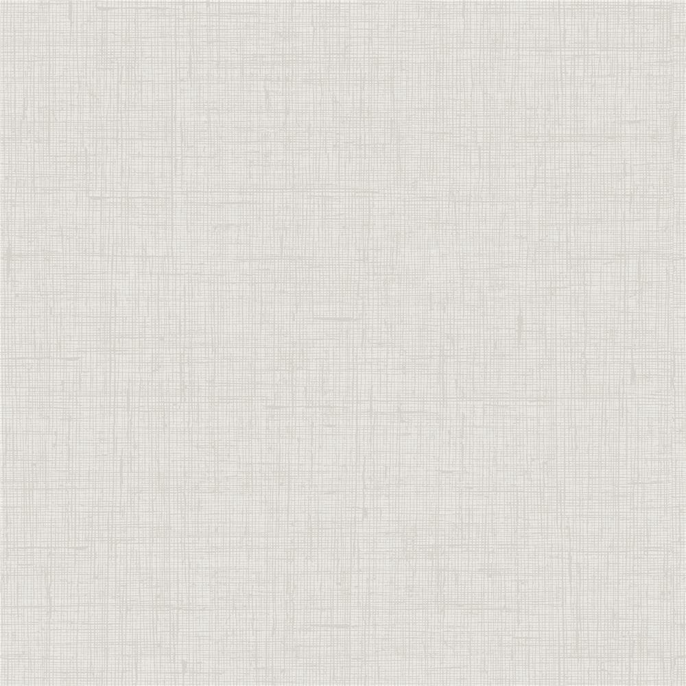 Seabrook Designs RY32100 Boho Rhapsody Bermuda Linen-Stringcloth Wallpaper in Gray Mist