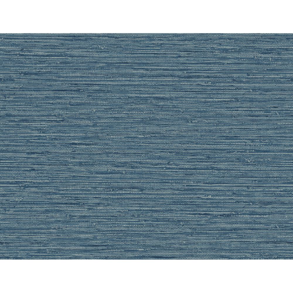 Seabrook Wallpaper SC20902 Isla Faux Jute Wallpaper in Bay Blue