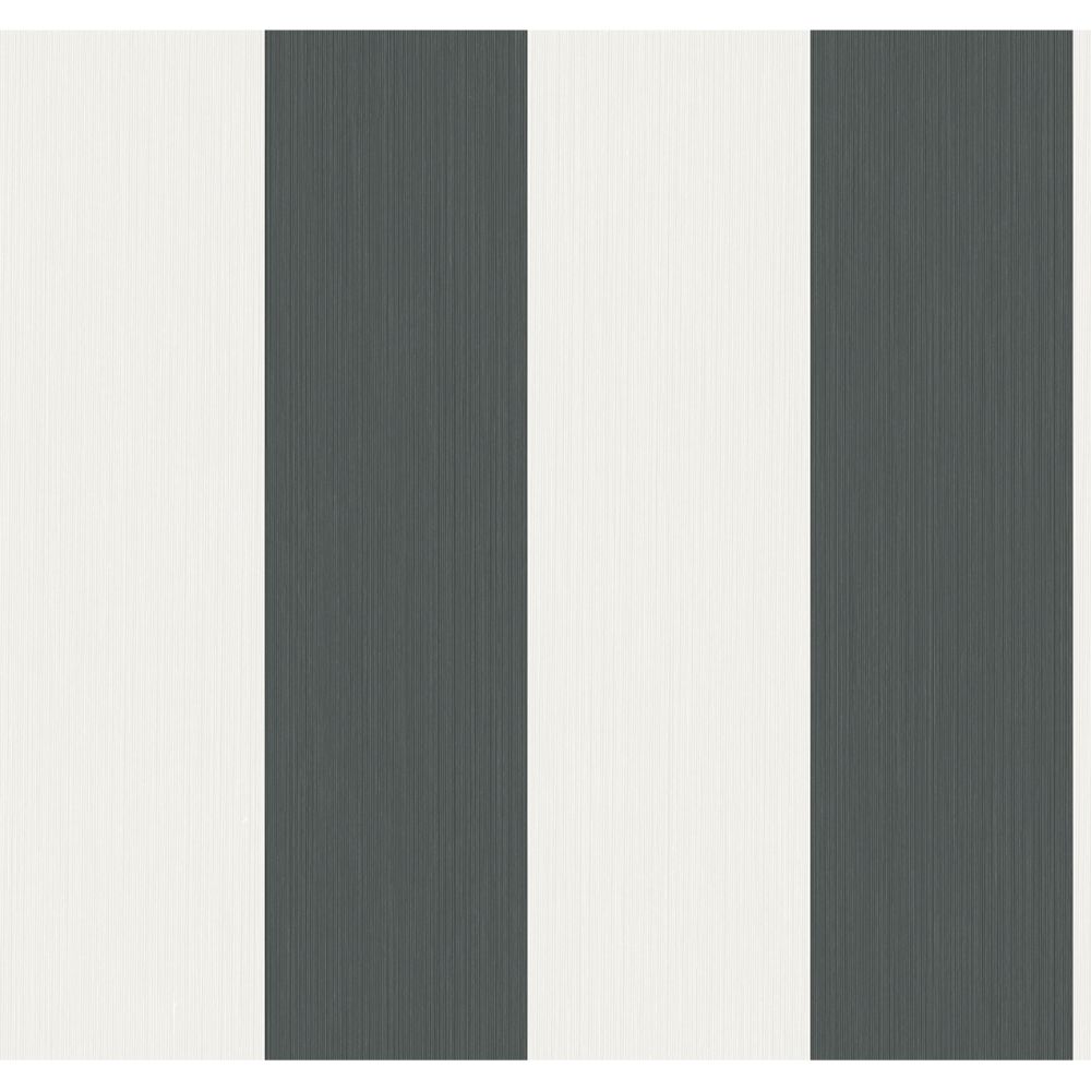 Seabrook Wallpaper SC21008 Dylan Striped Stringcloth Wallpaper in Deep Grey